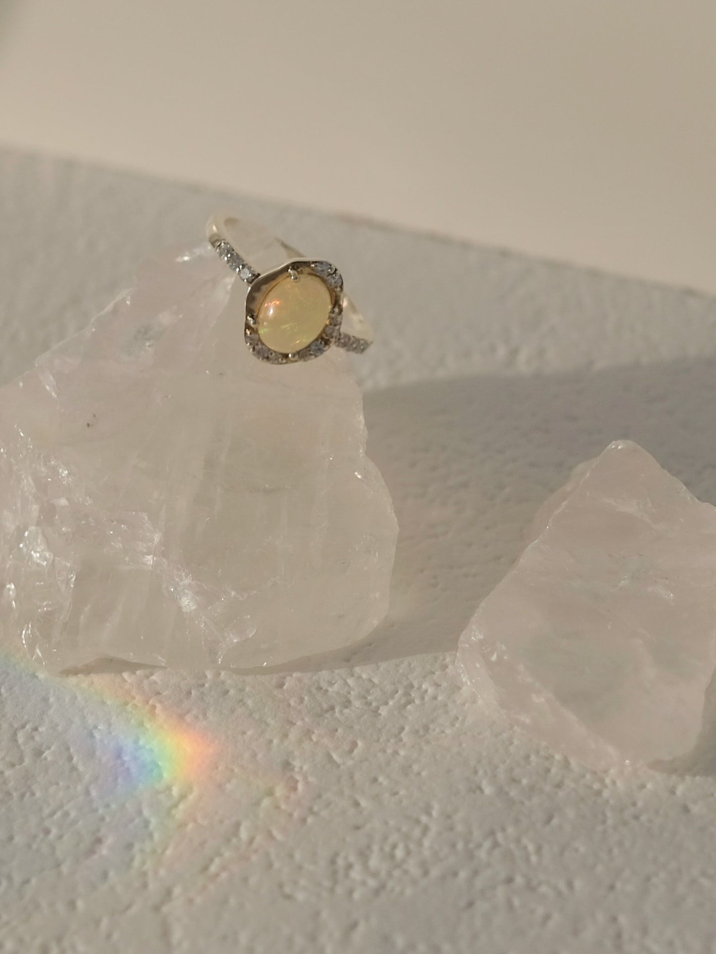 Cosmic opal ring