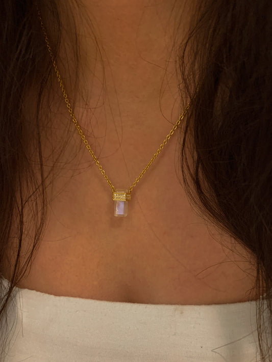 Elysian moonstone necklace